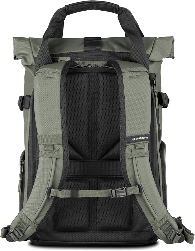 WANDRD All New PRVKE 15L V4 Camera Backpack: Built-In Camera Cube Travel Backpack with Quick Side Access, Rolltop Expansion, Clamshell Opening, Magnetic Tote Handles