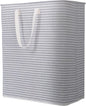 Lifewit Laundry Hamper Large Collapsible Laundry Basket, Freestanding Waterproof Clothes Hamper Storage with Easy Carry Handles for Clothes in Bedroom Bathroom College Dorm for Adults, Grey, 125L