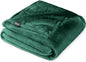 Bare Home Fleece Blanket - Full/Queen - Ultra-Soft Lightweight for Bed, Sofa, and Couch - Luxury Microplush - Cozy Warm Blanket (Full/Queen, Forest Green)