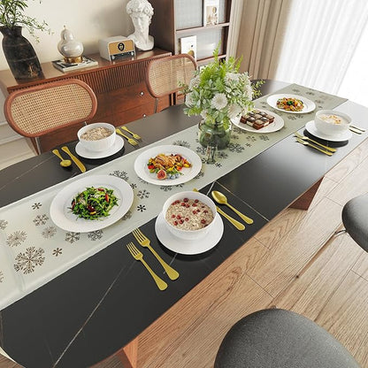 Yoshy Bone China Dinnerware with Lightweight Durable Chip Resistant Design Service for 4 (12 Piece - Service for 4, Streamsong)
