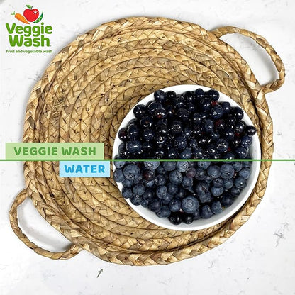 Veggie Wash Fruit and Vegetable Wash, Produce Wash and Cleaner, 16-Fluid Ounce, Pack of 3, Packaging May Vary