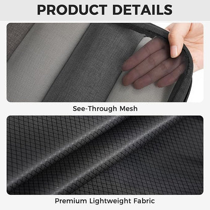 BAGAIL 6 Set Ultralight Compression Packing Cubes Packing Organizer for Travel Accessories Luggage Suitcase Backpack