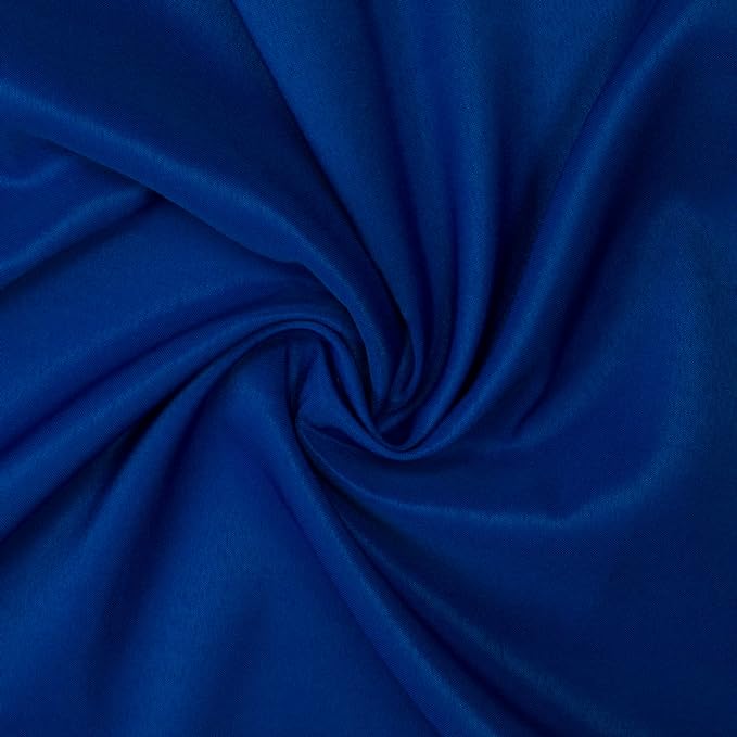 Gee Di Moda Rectangle Tablecloth - 90 x 132 Inch Royal Blue Table Cloth for 6 Foot Table with Floor-Length Drop - Heavy Duty Washable Fabric - 6 Ft Buffet Table, Holiday Party, Wedding & Baby Shower
