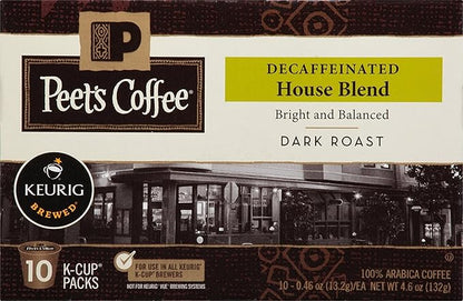 Peet’s House Blend Decaf 120 Single Cups