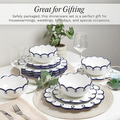 Sango 12-Piece Stoneware Dinnerware Set