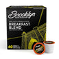 Brooklyn Beans Breakfast Blend Gourmet Coffee Pods - Compatible with Keurig 2.0 K Cup Brewers, 40 Count, Smooth and Balanced