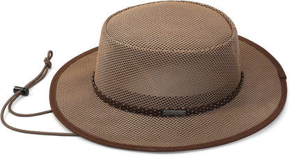 Elias Mesh Breezer Hat for Men & Women - Lightweight Breathable Sun Protection with Wide Brim
