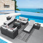 NICESOUL 9 Piece Patio Set
