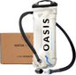 Water Buffalo Oasis Hydration Bladder – 2L and 3L Water Bladder for Hiking Backpack, Leakproof Design with Insulated Hose and High-Flow Bite Valve