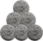 Stainless Steel Scrubber Scrubbing Scouring Pad Sponges Clean Pot Pan and Steel Wool for Kitchen Bathroom