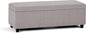 SIMPLIHOME Avalon 48 inch Wide Contemporary Rectangle Storage Ottoman Bench in Cloud Grey Linen Look Fabric, Assembled, for the Living Room, Entryway and Family Room