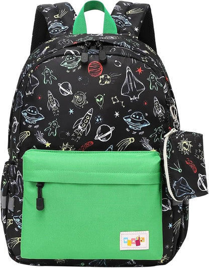 mygreen Toddler Backpack, Kids Backpack for Boys and Girls with Chest Strap