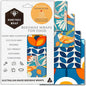 Beeswax Wraps for Food - The Kitchen Collection - Organic Cotton Beeswax Wrap - Reusable Beeswax Food Wrap - Plastic Wrap/Sandwich Bags Alternative - 4 Pack, S, M, L & XL