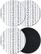 Rustic Botanical Coasters Set of 4, Absorbent Coasters