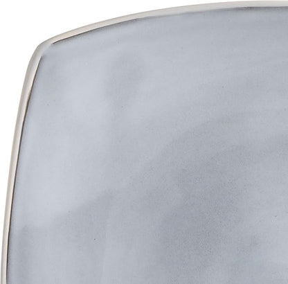 Gibson Elite Soho Lounge Square Reactive Glaze Stoneware Dinnerware Set