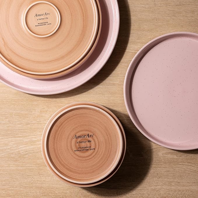AmorArc Stoneware Dinnerware Sets