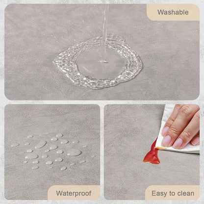 Vinyl Placemats Set of 4, Dual Sided Place Mats