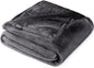Bare Home Fleece Blanket - Full/Queen - Ultra-Soft Lightweight for Bed, Sofa, and Couch - Luxury Microplush - Cozy Warm Blanket (Full/Queen, Forged Iron Grey)