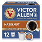 Victor Allen's Coffee Hazelnut Flavored, Medium Roast, 12 Count, Single Serve Coffee Pods for Keurig K-Cup Brewers
