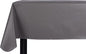 Yourtablecloth Heavy Duty Vinyl Rectangle or Square Tablecloth – 6 Gauge Heavy Duty Tablecloth – Flannel Backed – Wipeable Tablecloth with Vivid Colors & Many Sizes 52 x 90 Gray