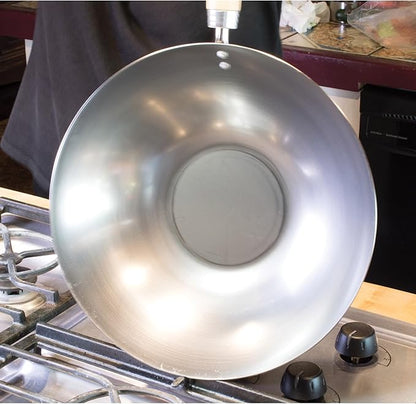 Helen's Asian Kitchen Carbon Steel Wok Stir Fry Pan, 12-inch