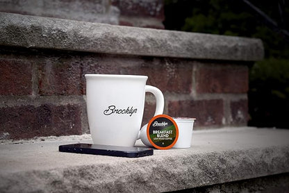 Brooklyn Beans Breakfast Blend Gourmet Coffee Pods - Compatible with Keurig 2.0 K Cup Brewers, 40 Count, Smooth and Balanced
