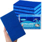 HOMEXCEL Extra Large Dish Sponge for Cleaning, Safe on Non-Stick Cookware, XL Non-Scratch Sponges Kitchen 6 Count, Dual Sided Scrub Sponges for Kitchen, Household, Bathroom and More