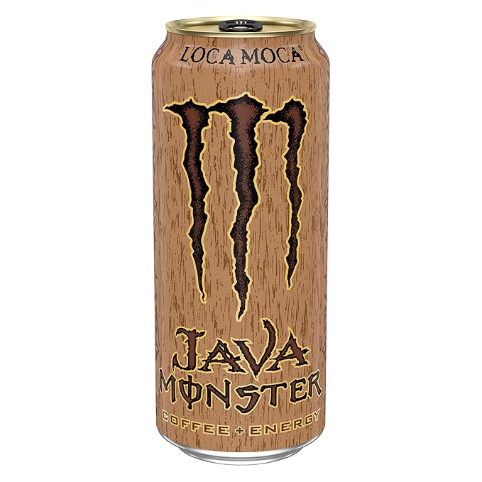 Java Monster Loca Moca, Coffee + Energy Drink, 15 Ounce (Pack of 12)