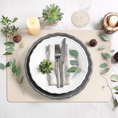 comfoyar Faux Leather Placemats