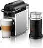 Nespresso Pixie Coffee and Espresso Machine by De'Longhi with Milk Frother, Aluminum, 34 ounces