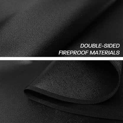 48" Fire Pit Mat for Solo Stove Yukon, Round Fireproof Under Grill Mats for Outdoor Grill, Portable Camping Stove Mat for Solo Stove Accessories