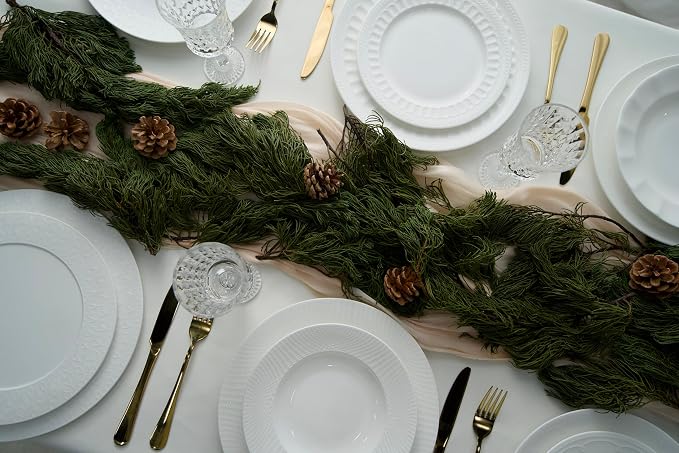 kanthea Bone China Appetizer Plates Set of 4, Serving Dishes