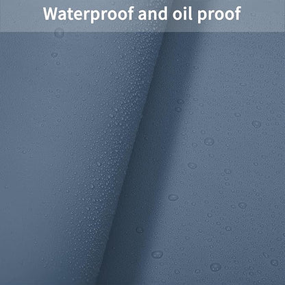 Leather Table Cover,1.8mm Thick,36x60 Inch Table Protector,Table Protector for Dining Room Table,Dining Table Cover,Table Cover Protector(Grayish Blue+Dark Green,36x60)