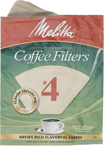 Melitta 1 Cup Porcelain Pour-Over Cone Coffeemaker, Glossy White