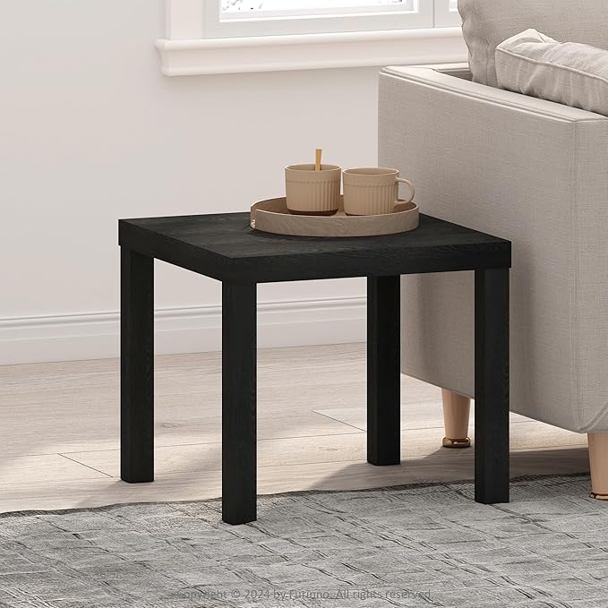 Furinno Classic Coffee Table, Square Modern Coffee Table