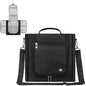 PAVILIA Extra Large Toiletry Bag Travel Bag for Women Men, Hanging Cosmetic Organizer, Water Resistant Makeup Bag for Accessories Toiletries, Travel Essentials Kit (Black)