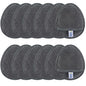 SINLAND Reusable Makeup Remover Pads For Face,Eye,Lips Microfiber Gentle Facial Cleansing Cloths for All Skin Types Friendly for Makeup Remover With Laundry Bag 5.1inchx3.93inch Gray Pack of 12