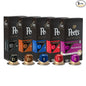 Peet's Coffee, Dark and Medium Roast Espresso Capsules Variety Pack with Decaf, Compatible with Nespresso Original Machine - Intensity 8-11, 50 Count (5 Boxes of 10 Espresso Capsules)