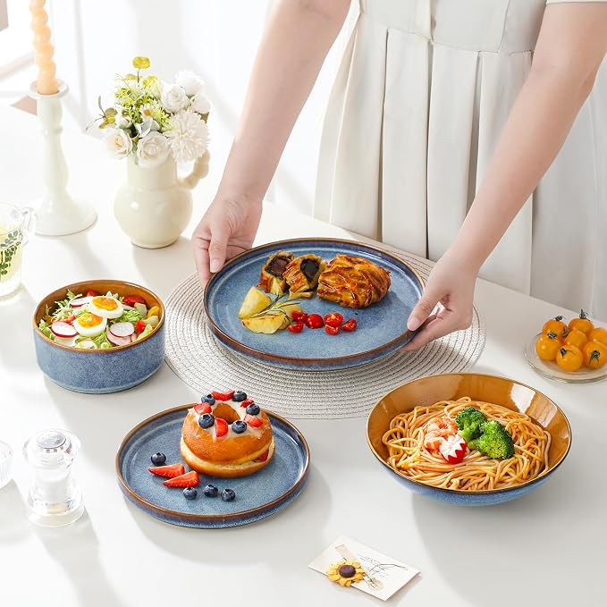 ONION Ceramic Plates and Bowls Sets