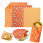 Beeswax Wraps for Food, 3 Pack (S, M, L) Reusable Food Wraps, Bread Sandwich Wrap, Beeswax Paper with Bukcle, Zero Waste, Plastic-Free Food Storage Wrap