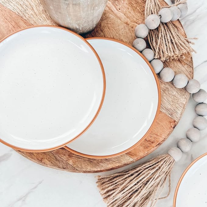 Mora Ceramic Plates Set, 7.8 in