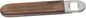 Dropcatch Handheld Bar Blade Bottle Opener | Flat Beer Cap Bottle Opener | Durable Bartender or Home Tool | Heavy Duty Stainless Steel & Walnut Finish | Standard 7” x 1.5”