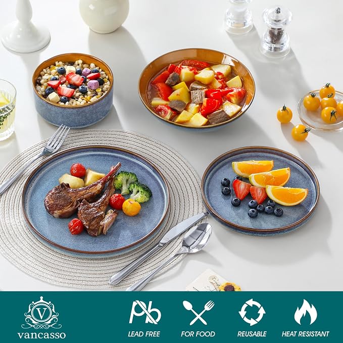 ONION Ceramic Plates and Bowls Sets
