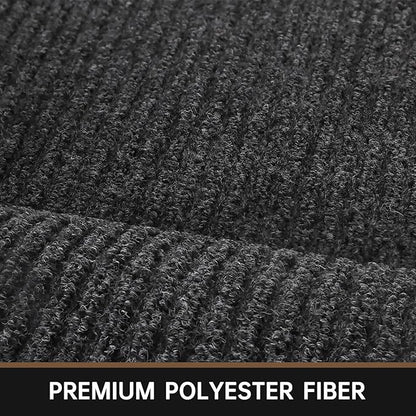 Front Door Mat, 10' x 36" Heavy Duty Indoor Outdoor Doormat, Non-Slip Welcome Mats for Entryway, Rubber Backing Low Profile Commercial Door Mats