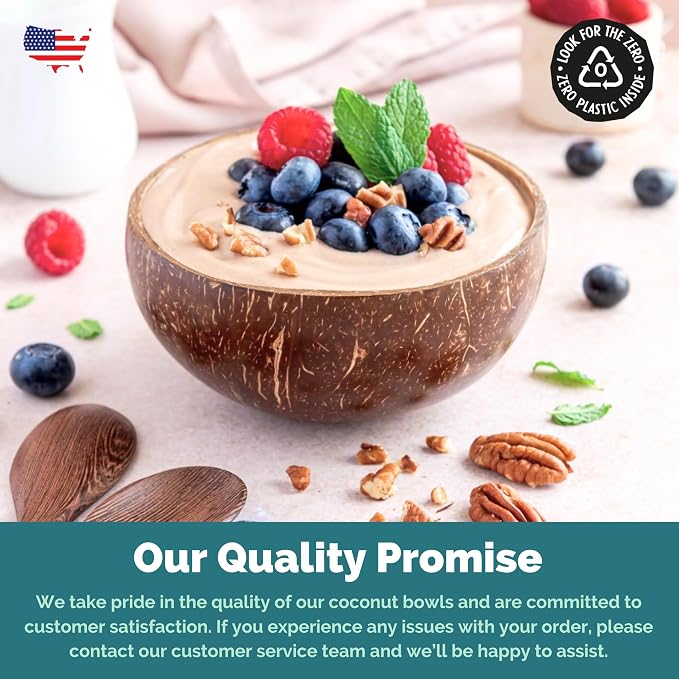 Jungle Culture 14 Pcs Bulk Coconut Bowls • Large 13–14 cm / 5.3-5.9" Natural