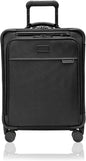 Briggs & Riley Global 21" Carry On Expandable Spinner - Luggage for International Travel, Suitcases with Wheels, Softside Rolling Bag for Men & Women, Self-Repairing Zipper- Baseline Collection, Black