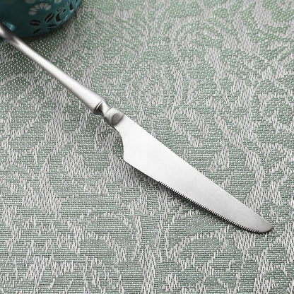 Gugrida Unique & Beautiful Flatware Set - 5 Piece Iridescent Silverware Sets | 18/10 Stainless Steel Reusable Cutlery Set | Utensils Service For 1 with Dessert Fork, Knife, Spoon, Dinner Fork