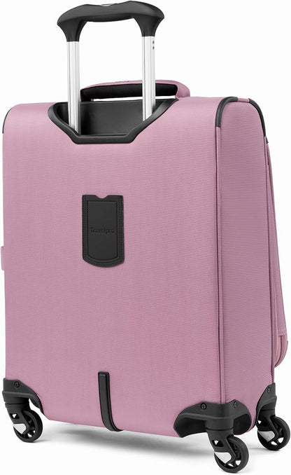 Travelpro Maxlite 5 Softside Expandable Carry-On Luggage with Spinner Wheels, Lightweight, 19-Inch — Orchid Pink Purple