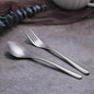 Titanium Cutlery Set, Lightweight Flatware, Modern Design, Dishwasher Safe, Service for 1 (2)