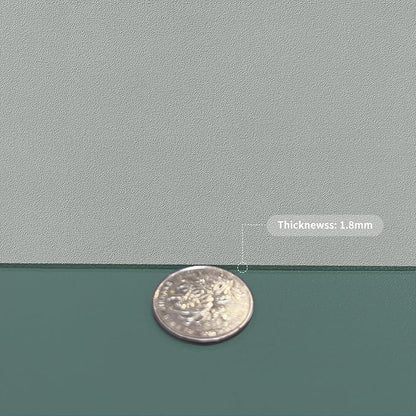 Leather Table Cover,1.8mm Thick,30x60 Inch Desk Cover,Large Desk Mat,Table Protector,Table Cover Protector,Dining Table Cover Protector,XL Desk Mat(Aqua Blue+Gray,30x60)